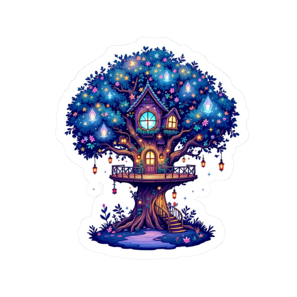 Enchanted Teacup Sticker | Kiss-Cut Design | Hippsey Creations