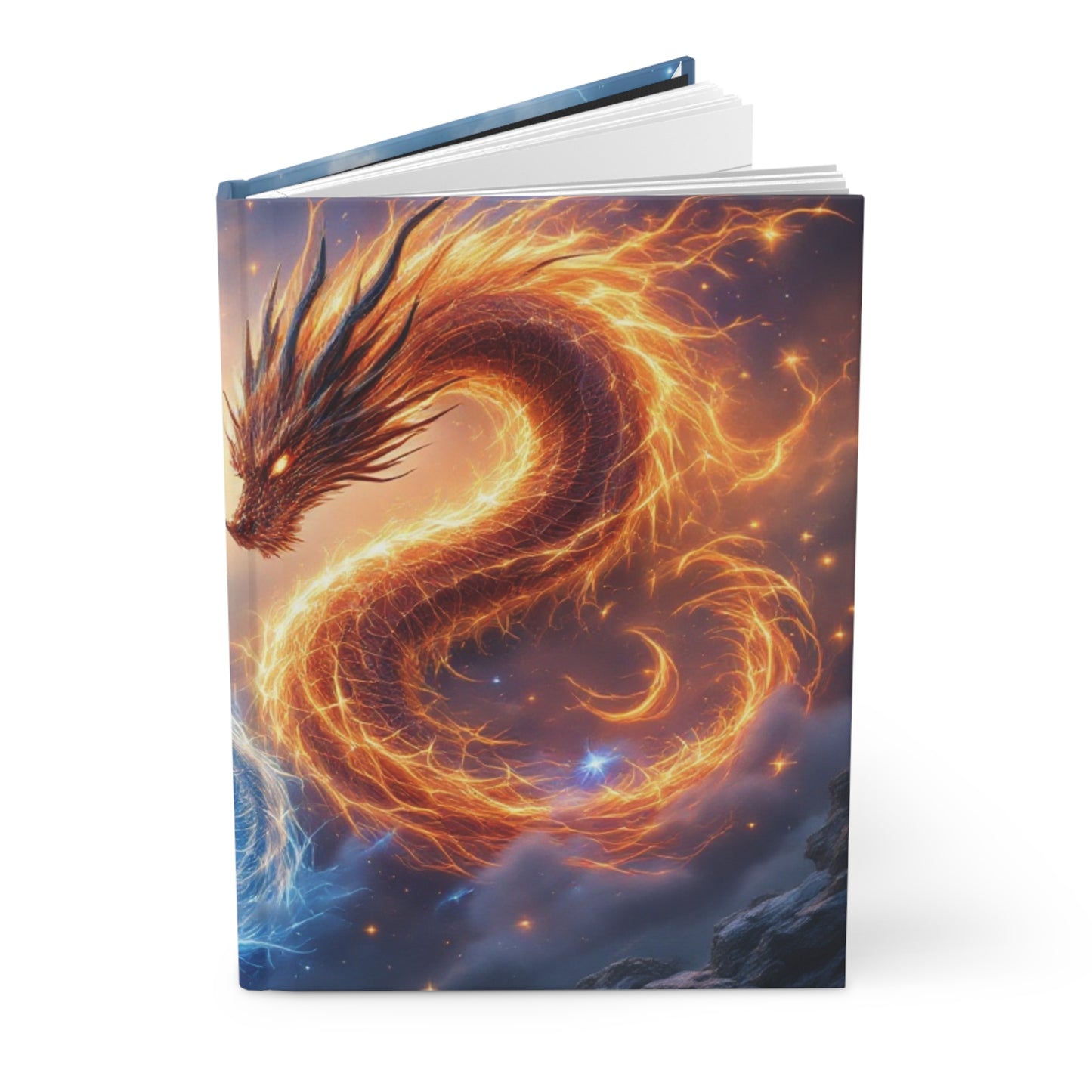 Dragon's Duality Hardcover Journal | 5x8 150 Pages | Hippsey Creations