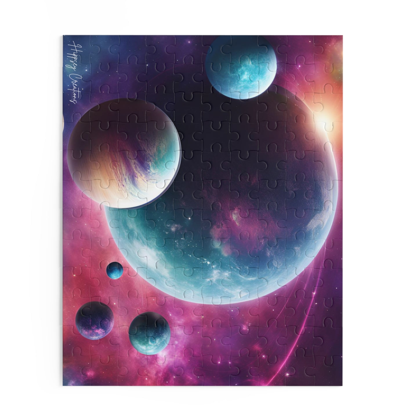 Stellar Spectrum Puzzle - A Vibrant Celestial Adventure
