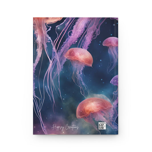 Jellyfish Journeys Hardcover Journal | 5x8 150 Pages | Hippsey Creations