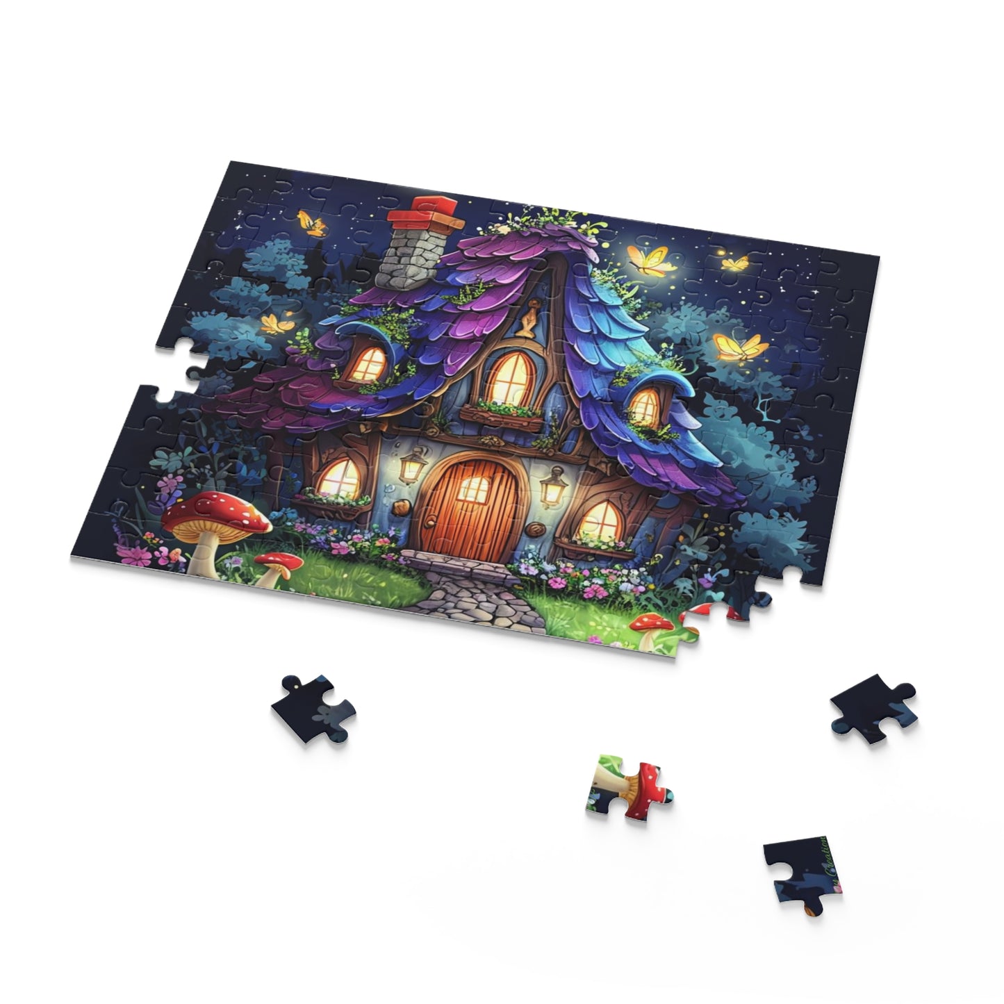 Whimsical Cottage Puzzle | 120-500 Pieces | Hippsey Creations