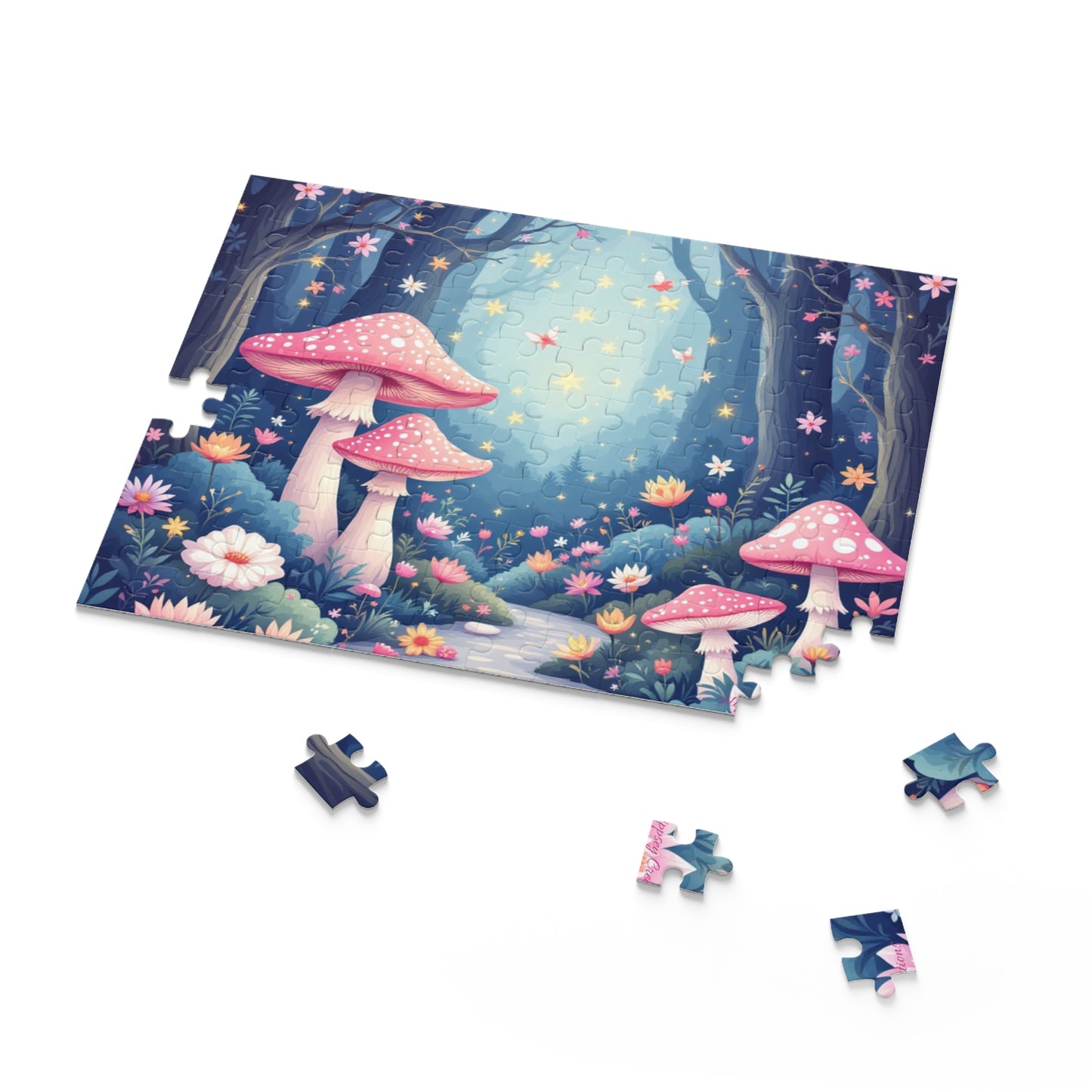 Whimsical Mushroom Puzzle | 120-500 Pieces | Hippsey Creations