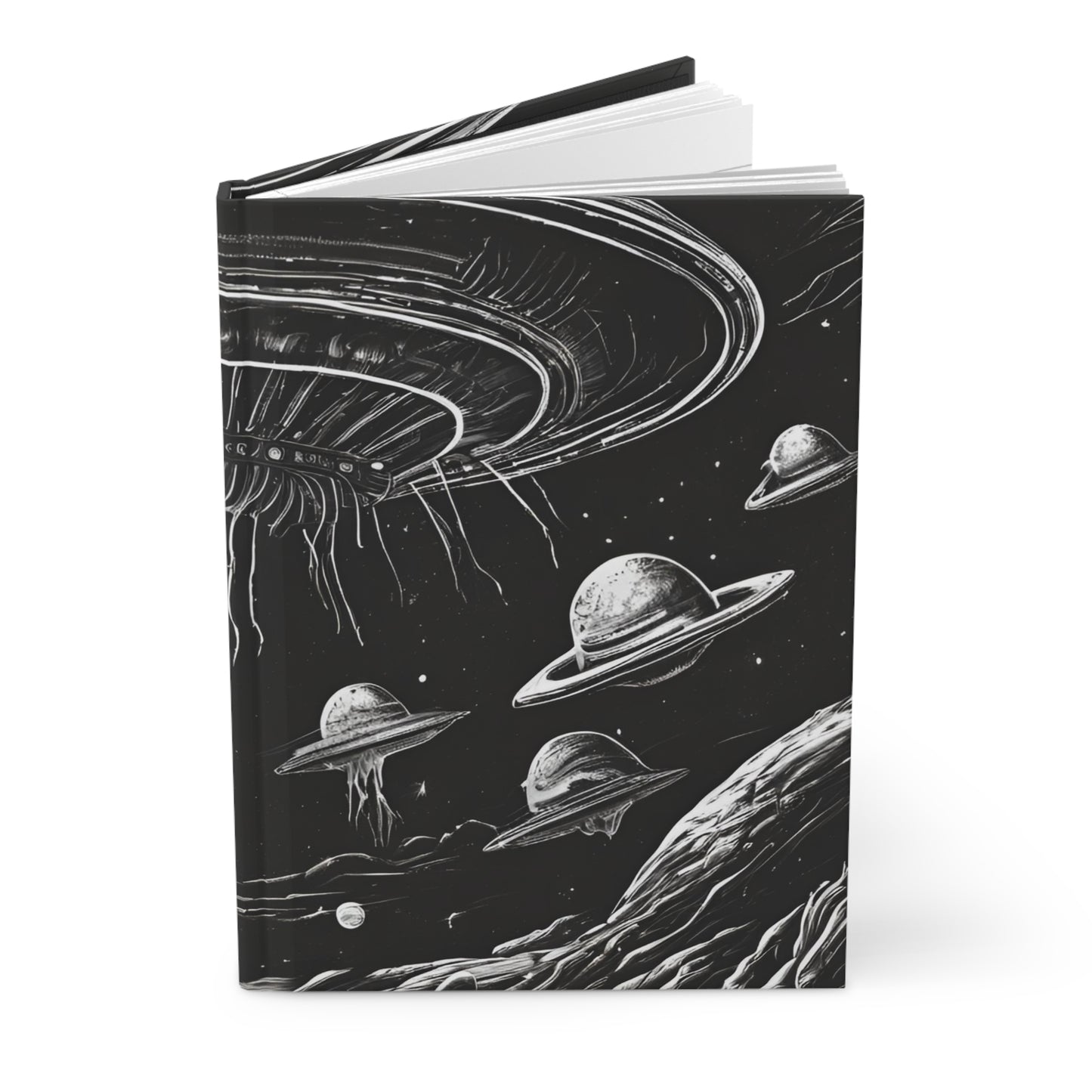 Alien Alliance Diary Journal – 5x8 Lined Pages, Intergalactic Design