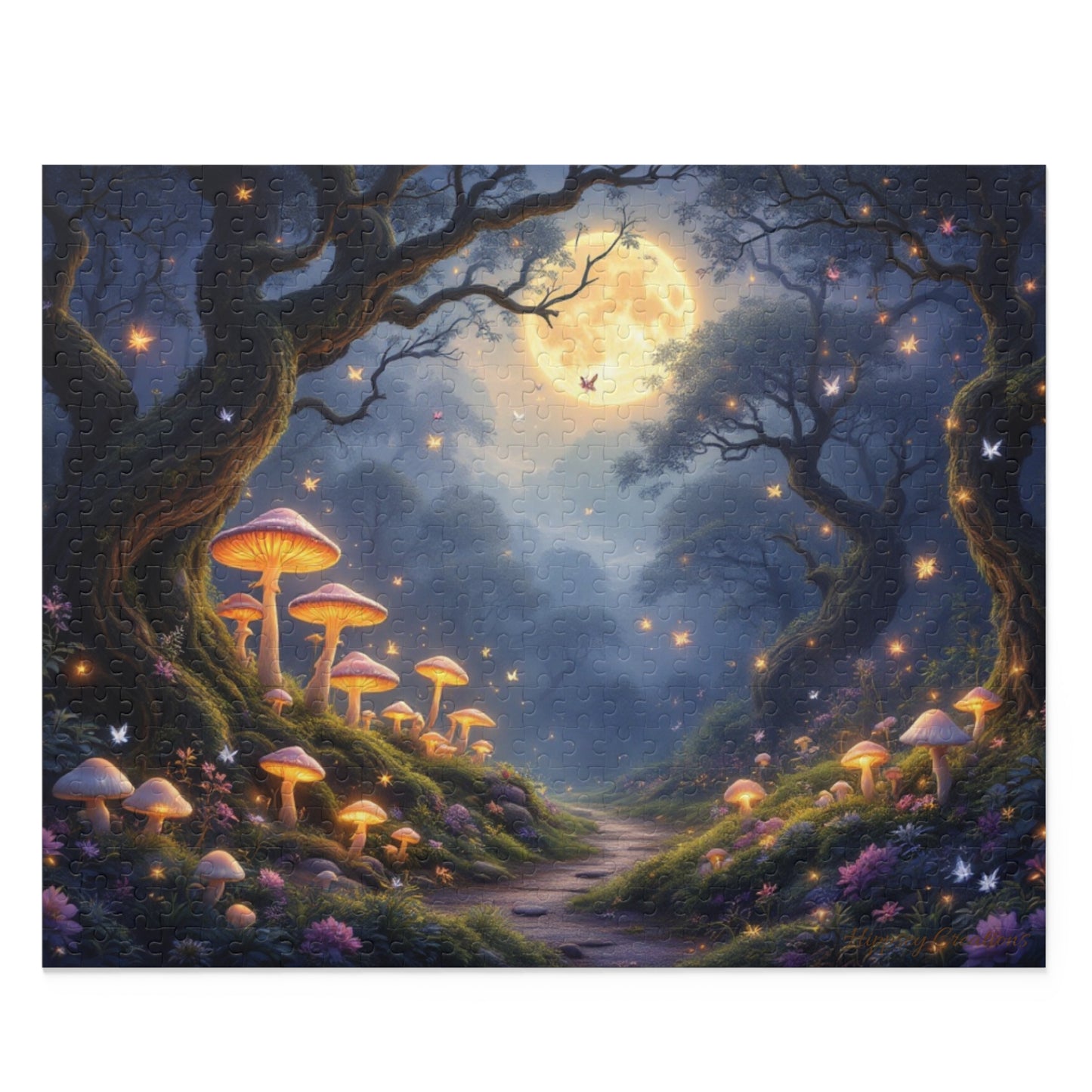 Enchanted Mushroom Puzzle | 120-500 Pieces | Hippsey Creations