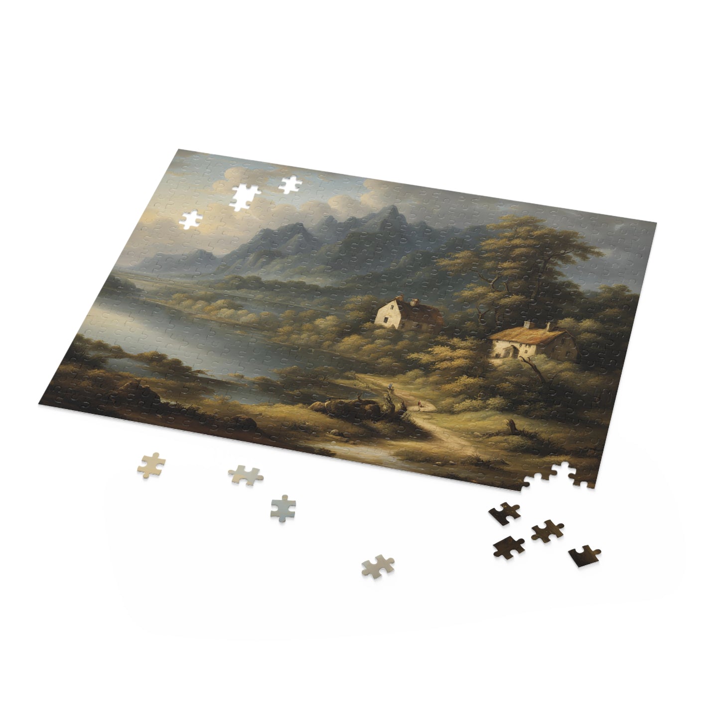 Coastal Cottage Puzzle - A Serene Seaside Escape