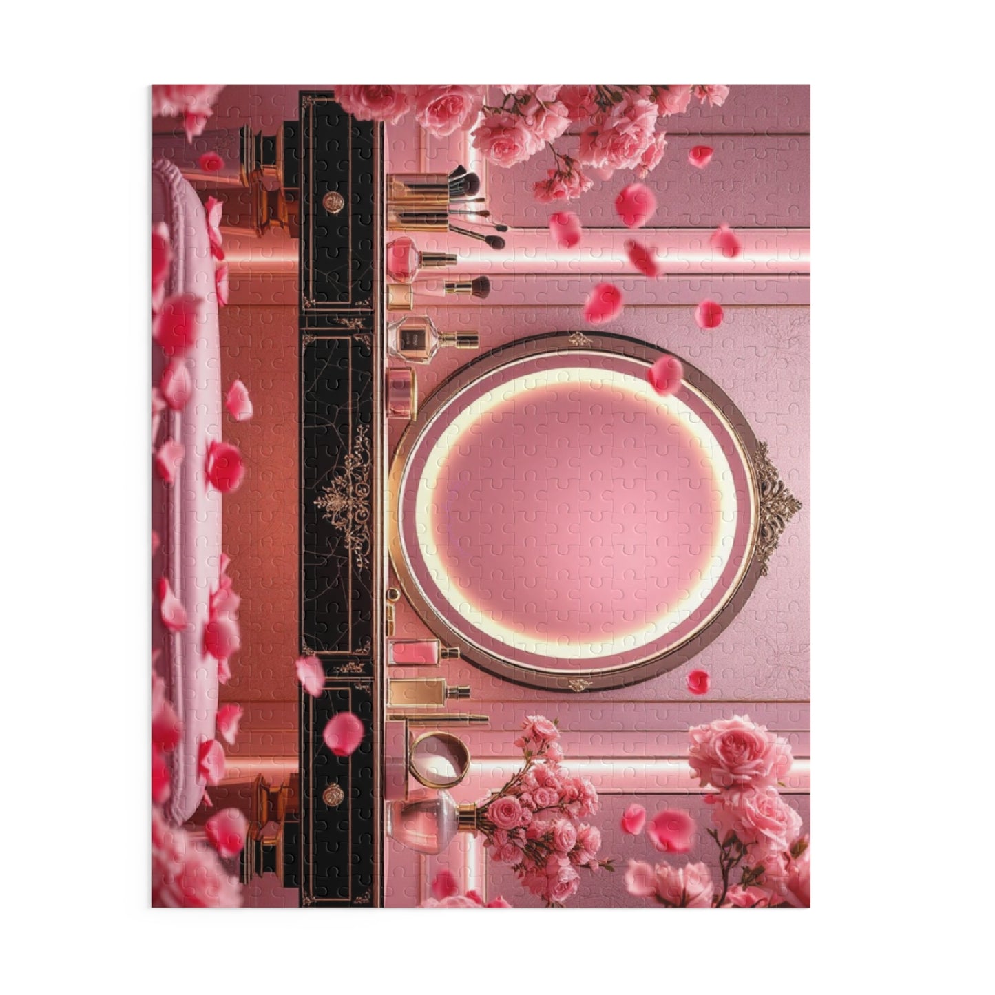 Elegant Floral Beauty Puzzle | 120-500 Pieces | Hippsey Creations