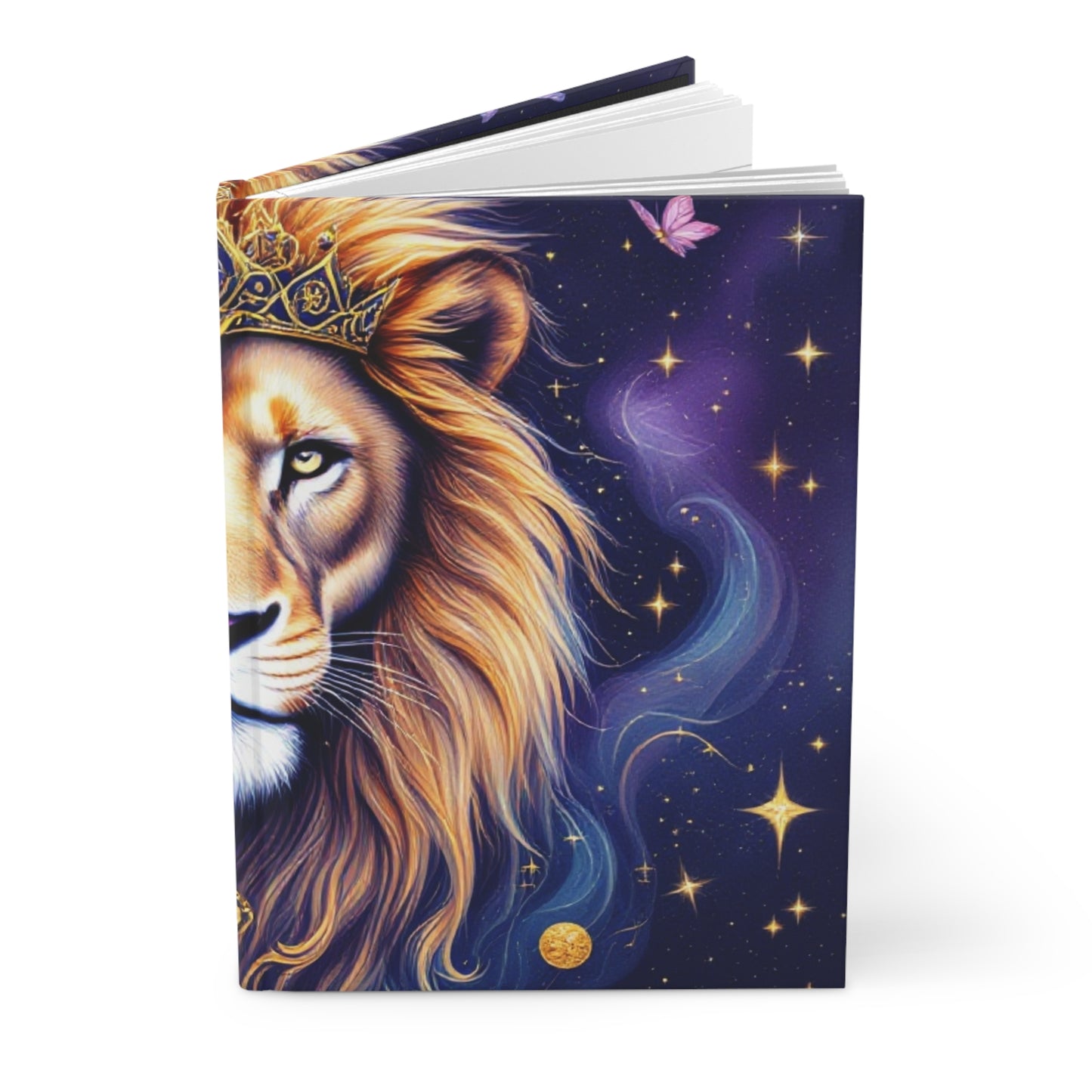 Majestic Lion Journal | 5x8 Hardcover 150 Pages | Hippsey Creations