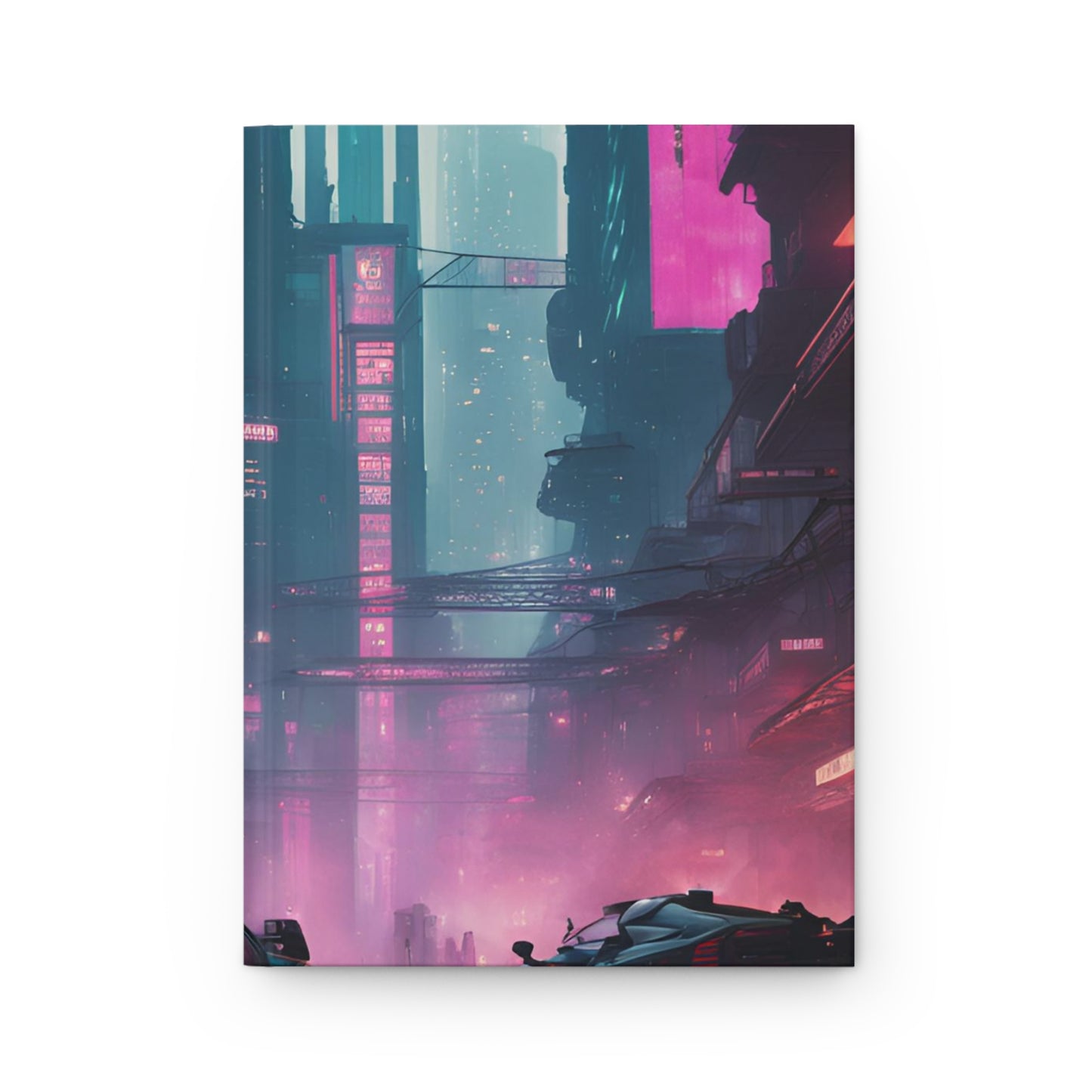 Cyberpunk Dreamscape Hardcover Journal | 5x8 150 Pages | Hippsey Creations