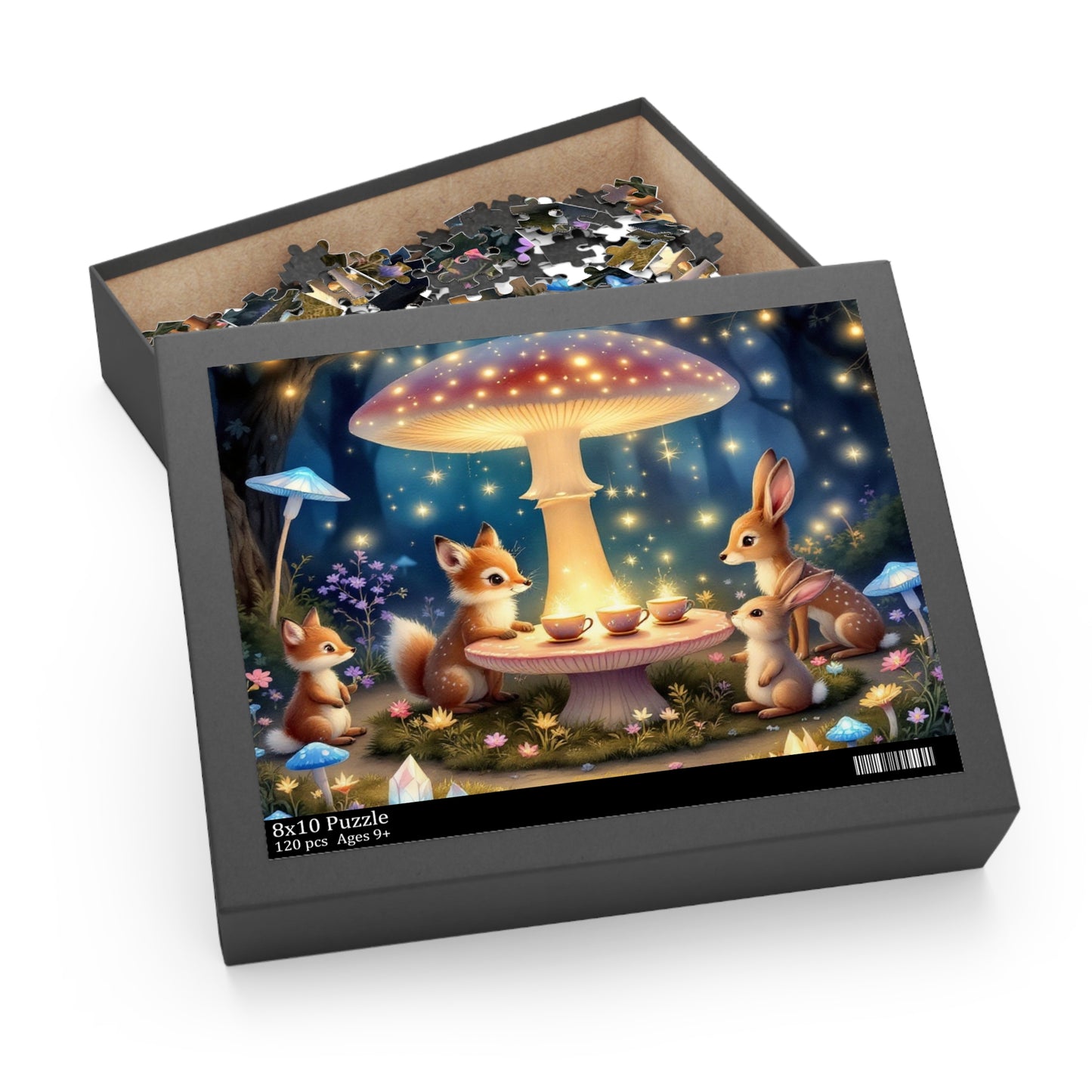 Enchanting Forest Creatures Puzzle | 120-500 Pieces | Hippsey Creations