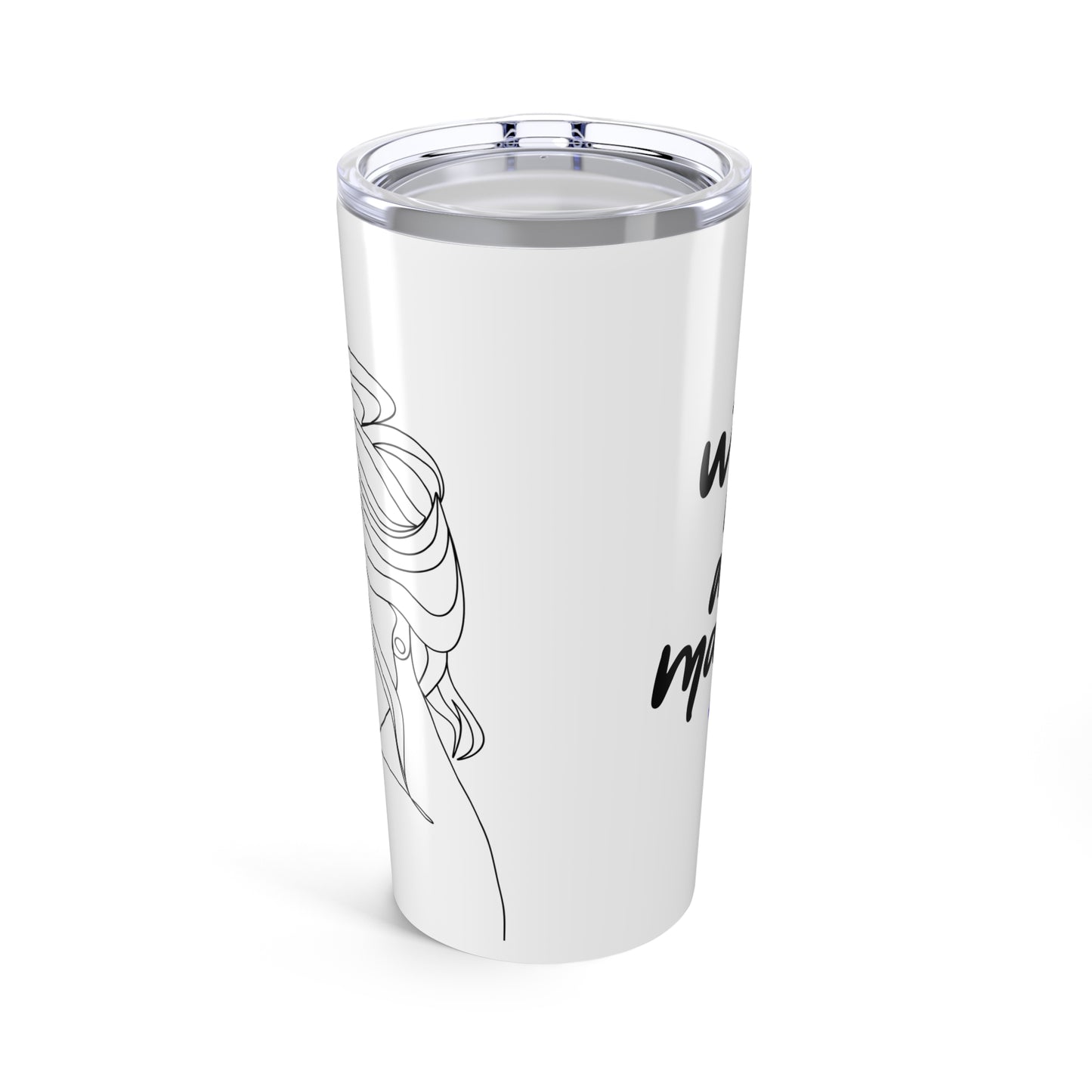 Plum Professional Wake Up and Make Up Tumbler | 20oz Stainless Steel | Hippsey Creations