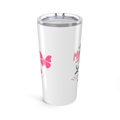 Pink Glam Studio Goodbye Mascara Tumbler | 20oz Stainless Steel | Hippsey CreationsExtensions 20oz Tumbler