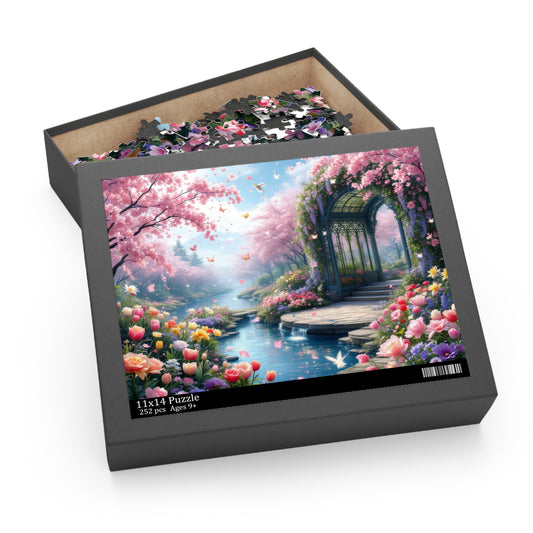 Spring Blossom Puzzle | 120-500 Pieces | Hippsey Creations