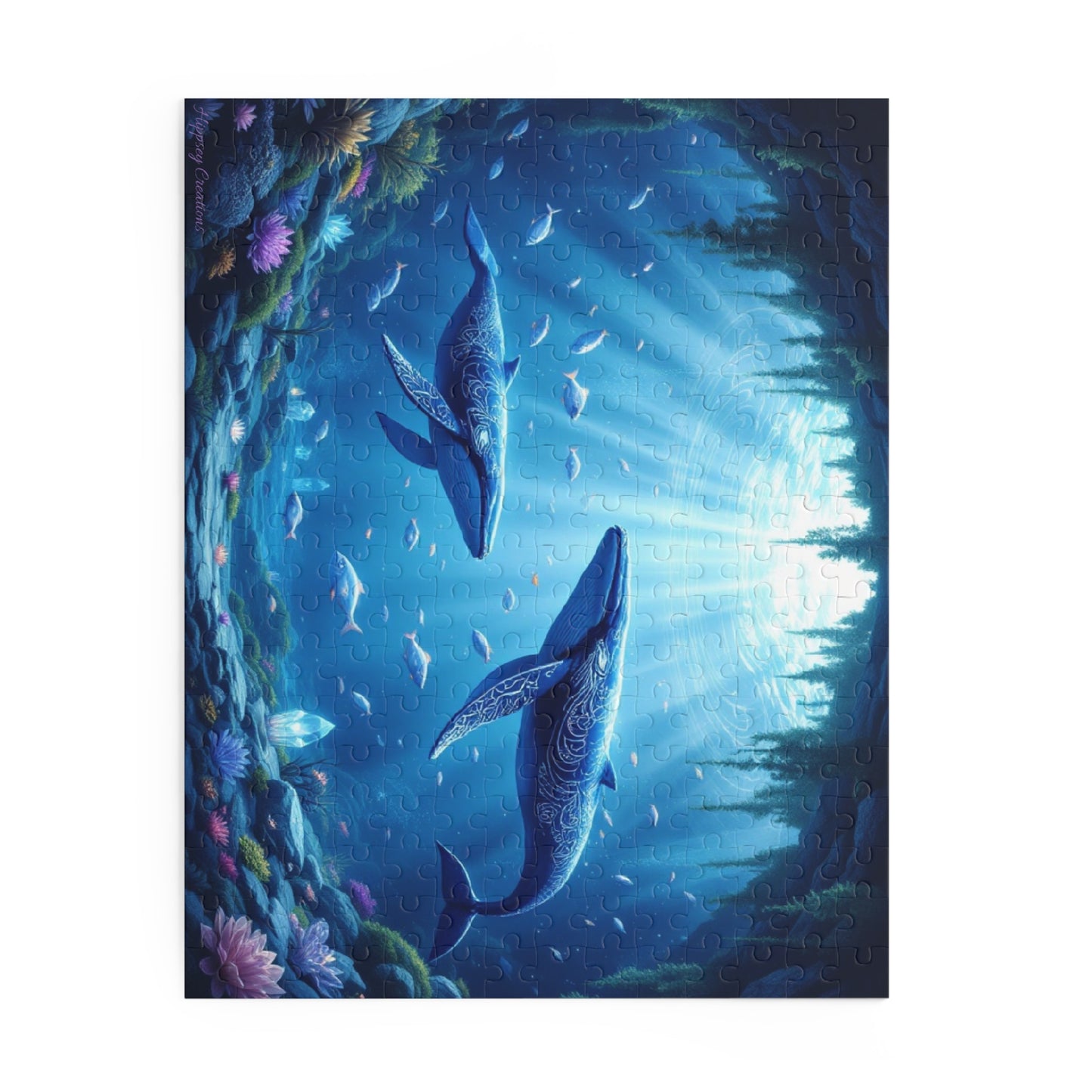 Wise Whales Puzzle | 120-500 Pieces | Hippsey Creations