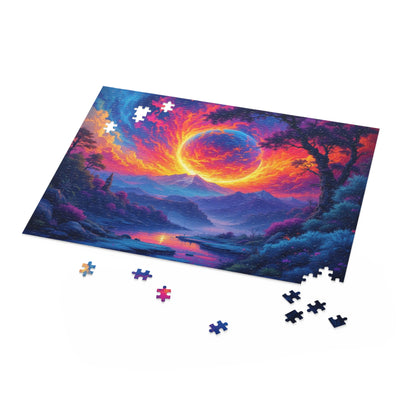Vibrant Sunset Puzzle | 120-500 Pieces | Hippsey Creations