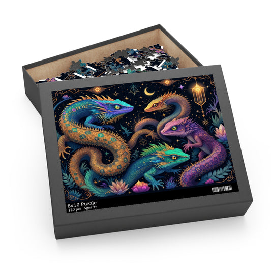 Mystic Lizard Legacy Puzzle | 120-500 Pieces | Hippsey Creations