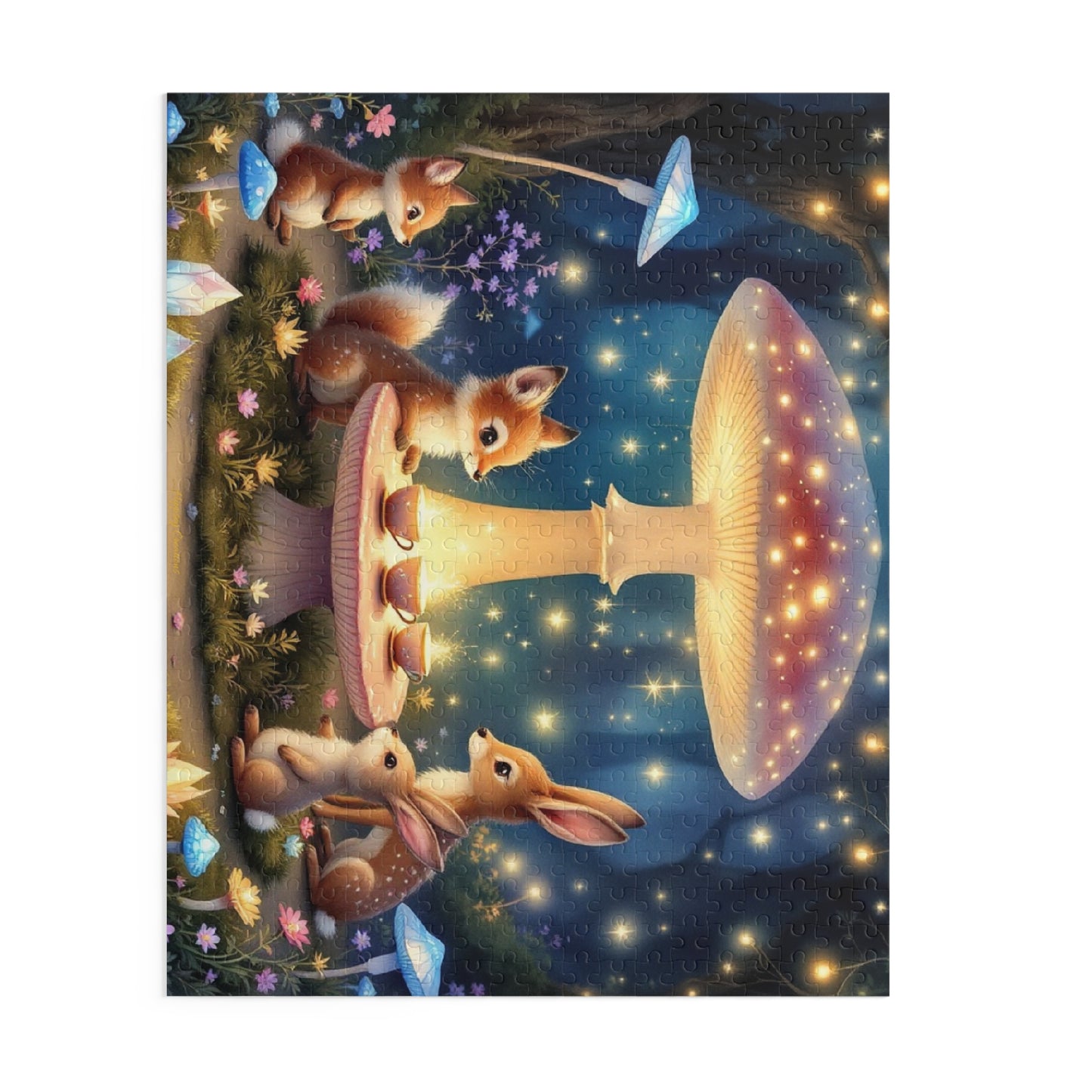 Enchanting Forest Creatures Puzzle | 120-500 Pieces | Hippsey Creations
