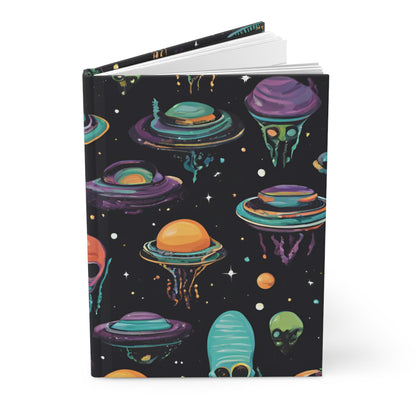 Celestial Conspiracies Hardcover Journal | 5x8 150 Pages | Hippsey Creationsosmic Mysteries Design