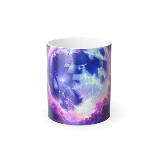 Moonlit Garden Color-Changing Mug | Night Bloom Magic | Hippsey Creations