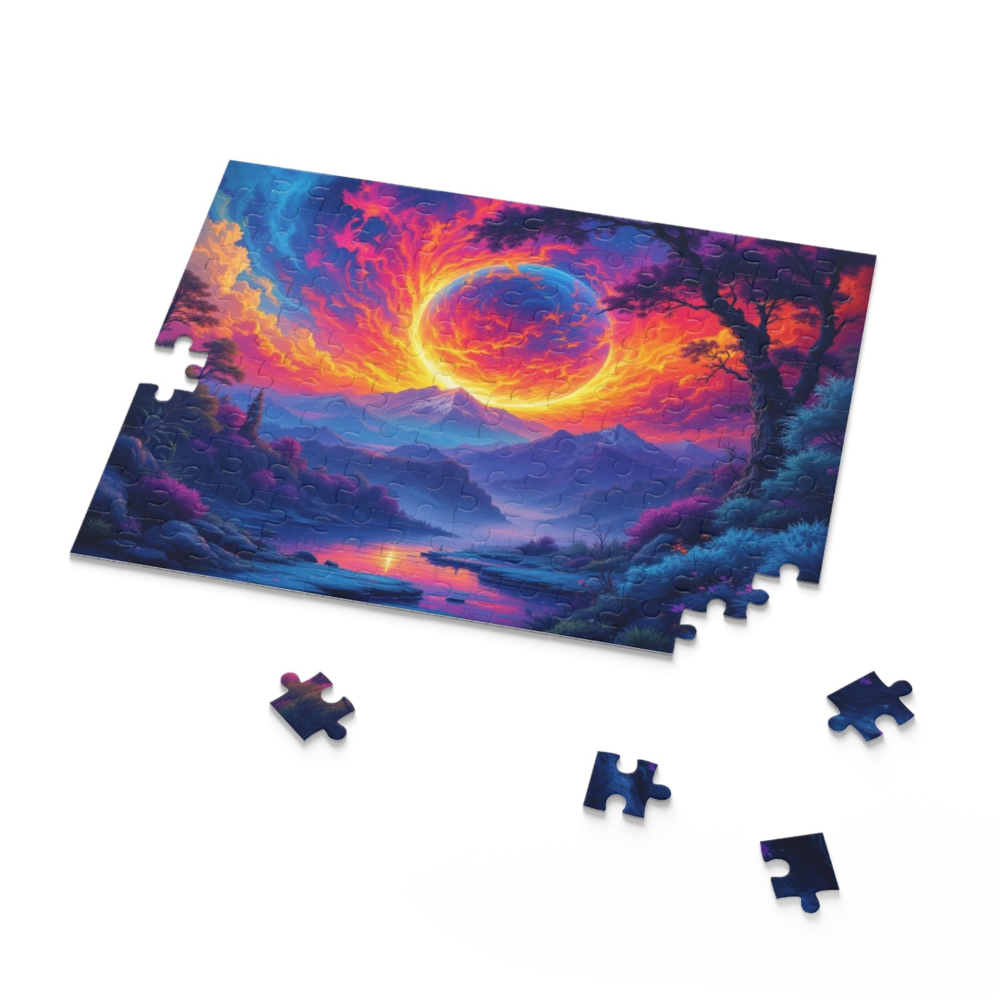 Vibrant Sunset Puzzle | 120-500 Pieces | Hippsey Creations