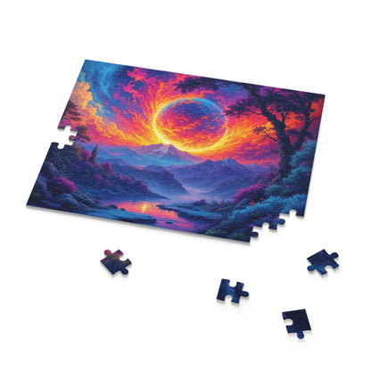 Vibrant Sunset Puzzle | 120-500 Pieces | Hippsey Creations