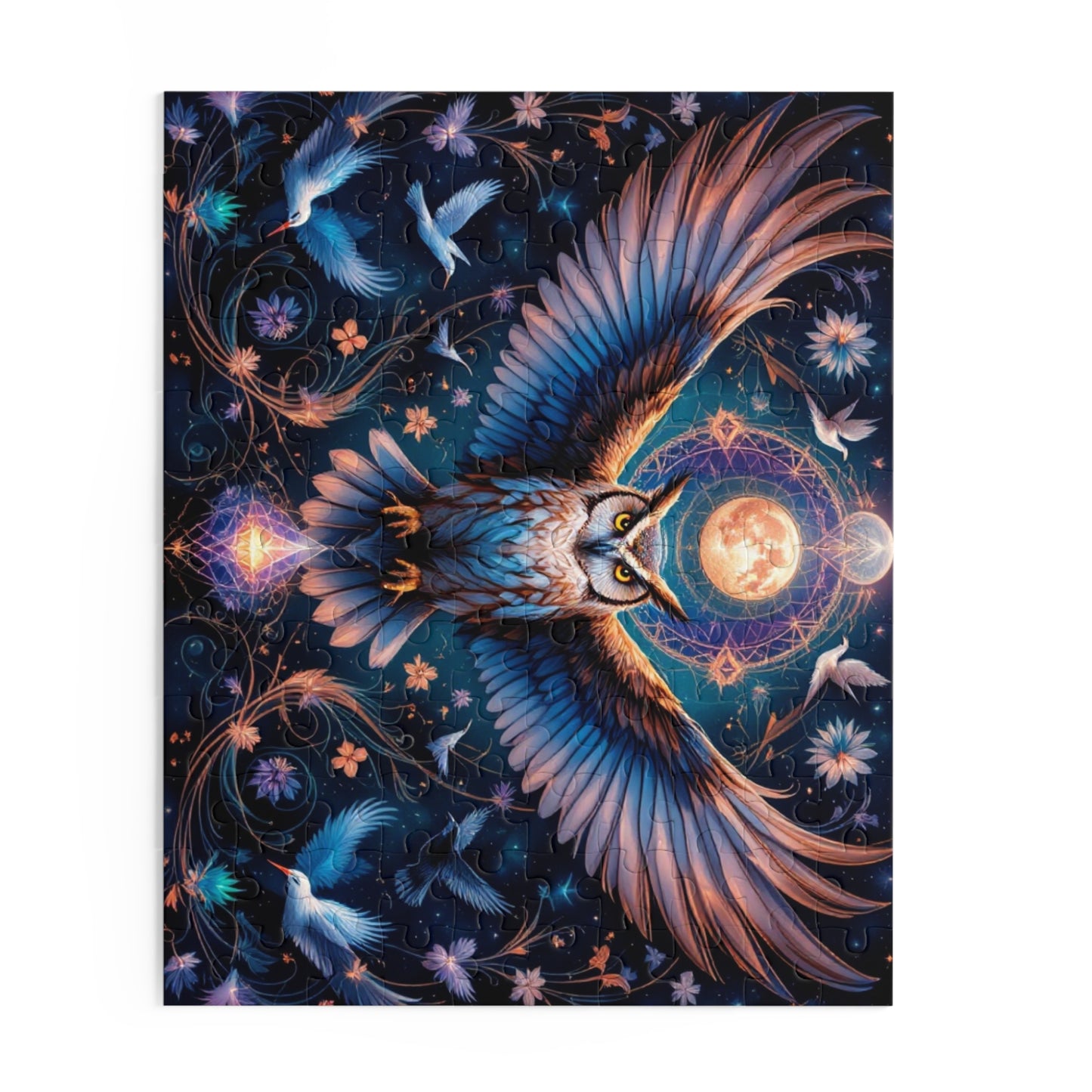 Majestic Night Watcher Puzzle | 120-500 Pieces | Hippsey Creations