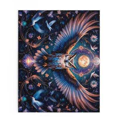 Majestic Night Watcher Puzzle | 120-500 Pieces | Hippsey Creations
