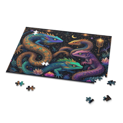 Mystic Lizard Legacy Puzzle | 120-500 Pieces | Hippsey Creations