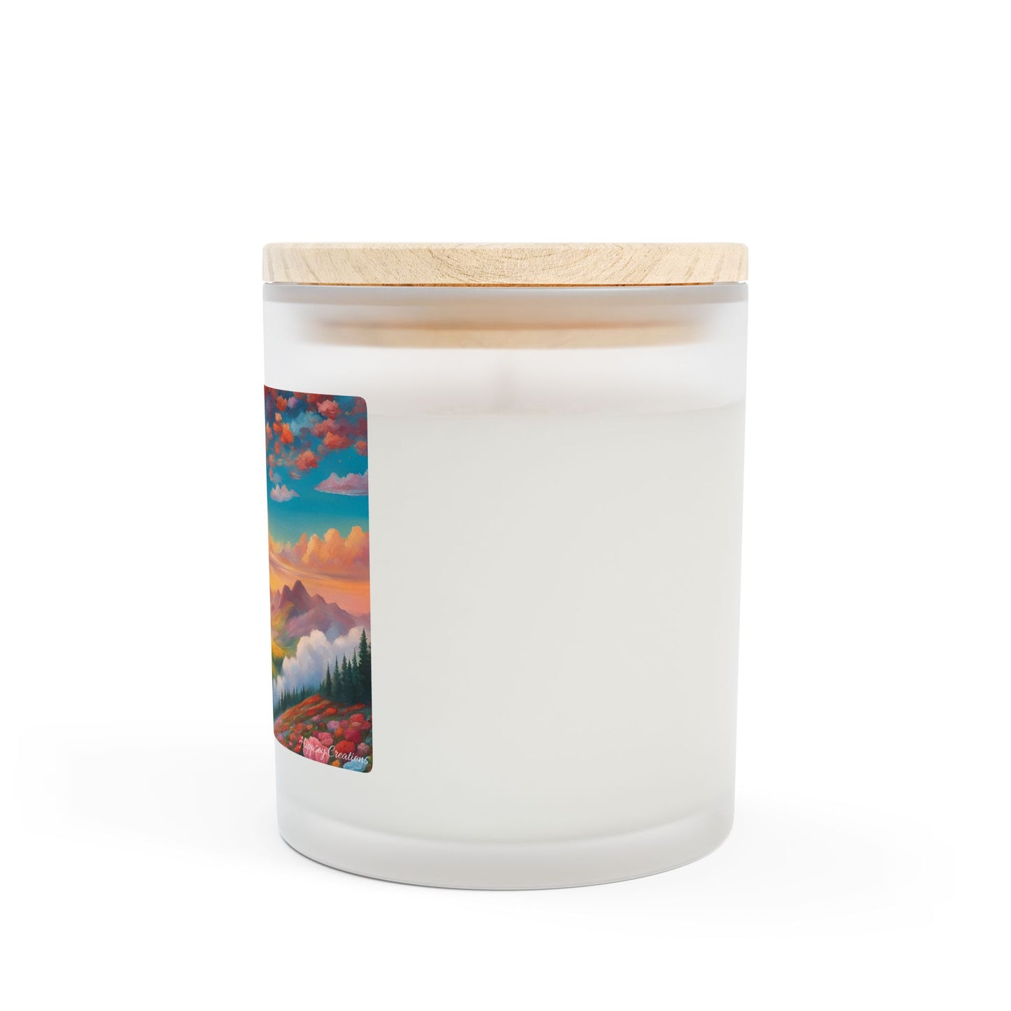 Mountain Aurora Soy Candle | 11oz Frosted Glass | Hippsey Creations