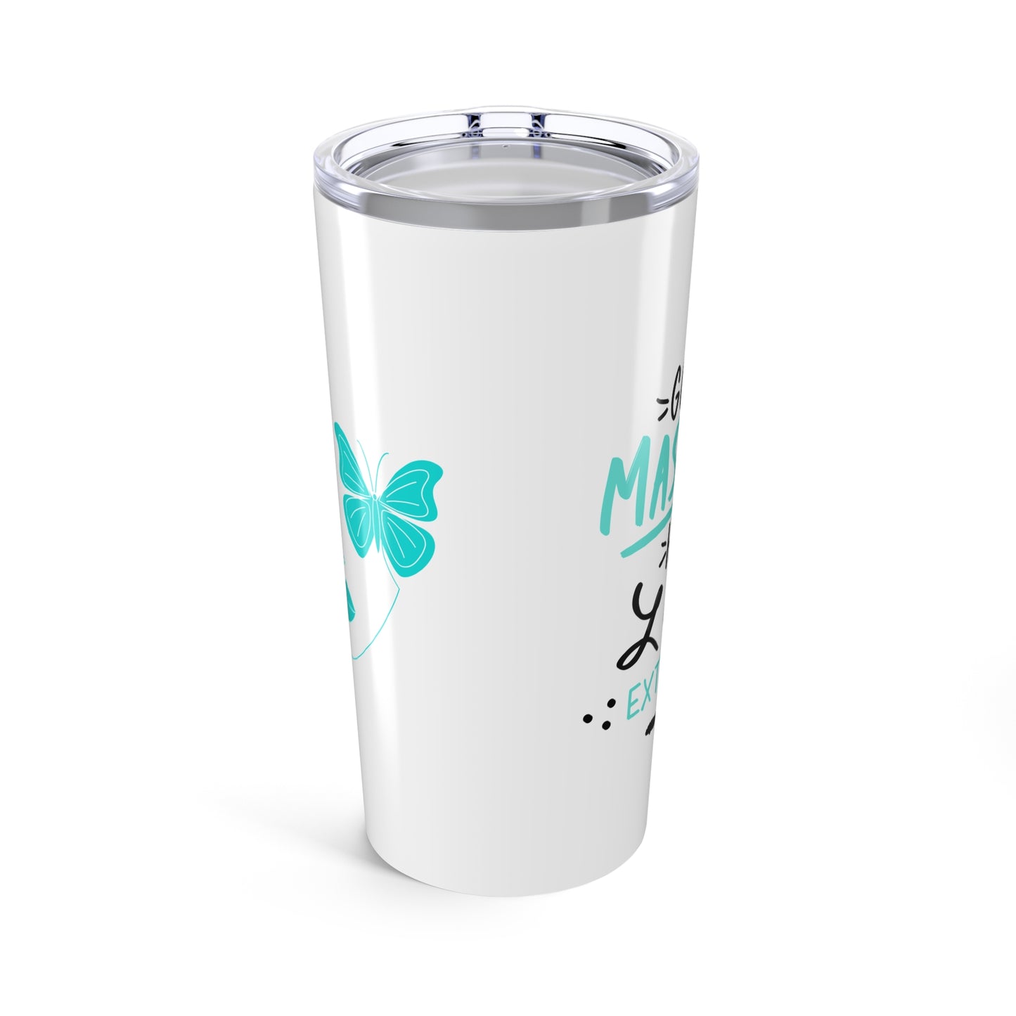 Spa Teal Luxe Goodbye Mascara Tumbler | 20oz Stainless Steel | Hippsey Creations