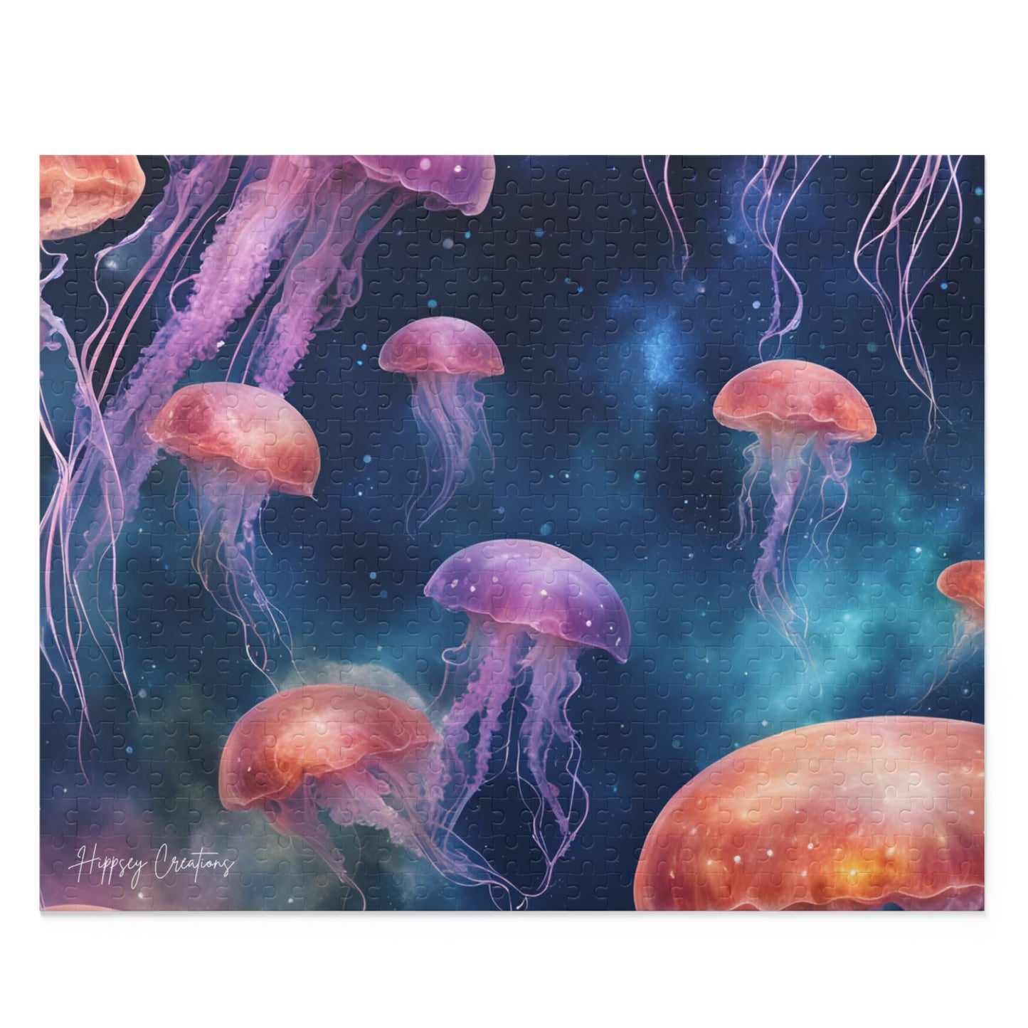 Jellyfish Journey Puzzle | 120-500 Pieces | Hippsey Creations