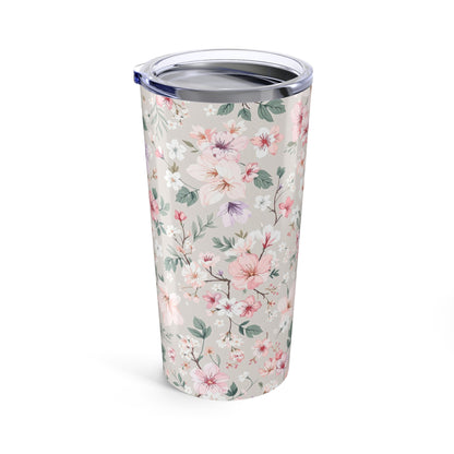 Botanical Blooms Tumbler | 20oz Stainless Steel | Hippsey Creations