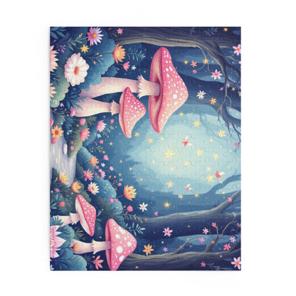 Whimsical Mushroom Puzzle | 120-500 Pieces | Hippsey Creations