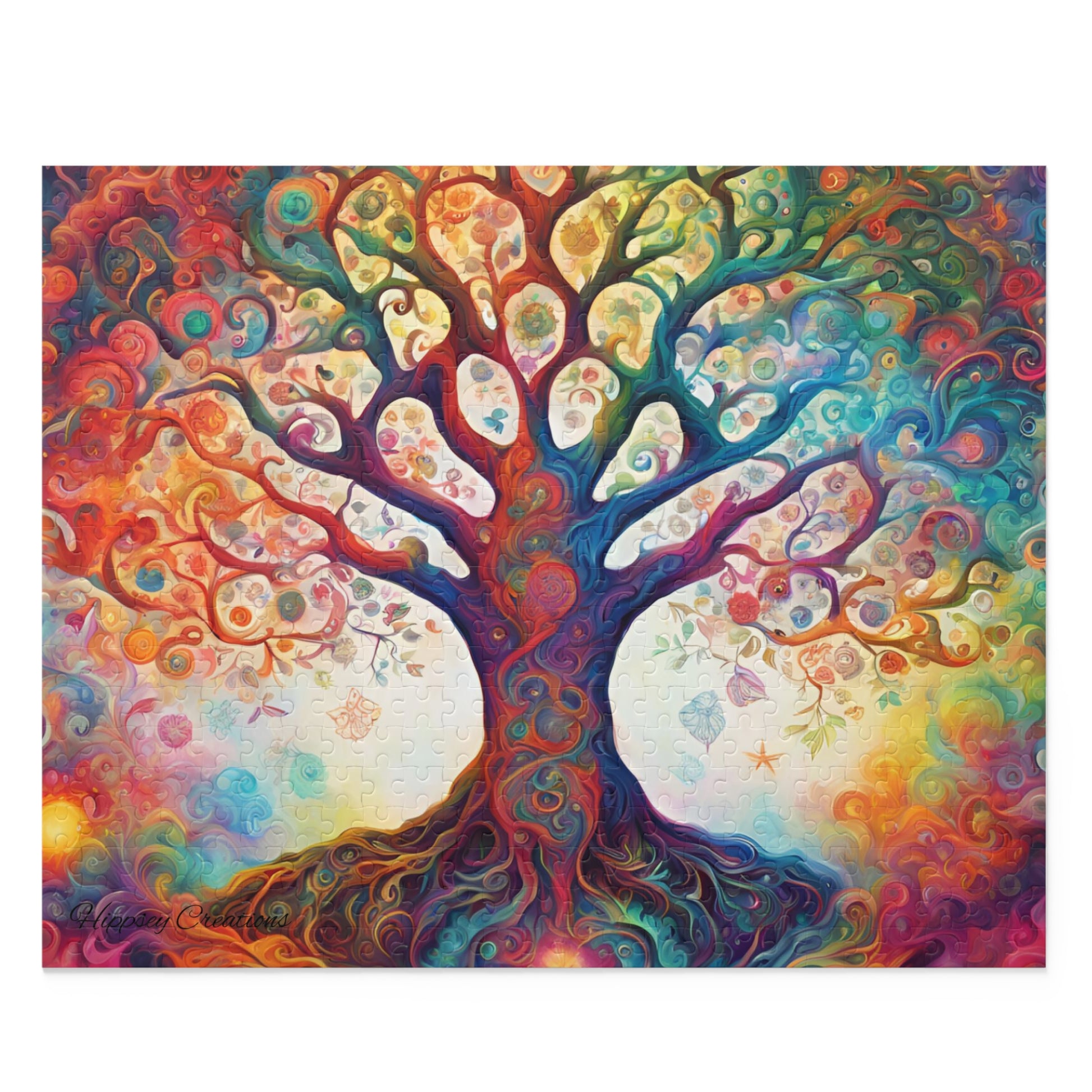 Sacred Growth Puzzle (120, 252, 500-Piece) - Hippsey Creations