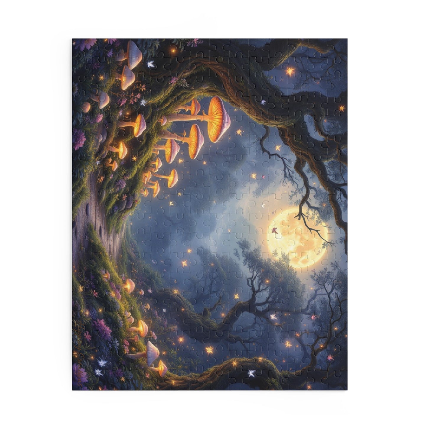 Enchanted Mushroom Puzzle | 120-500 Pieces | Hippsey Creations