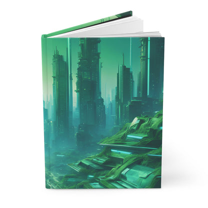 Verdant Metropolis Hardcover Journal | 5x8 150 Pages | Hippsey Creations