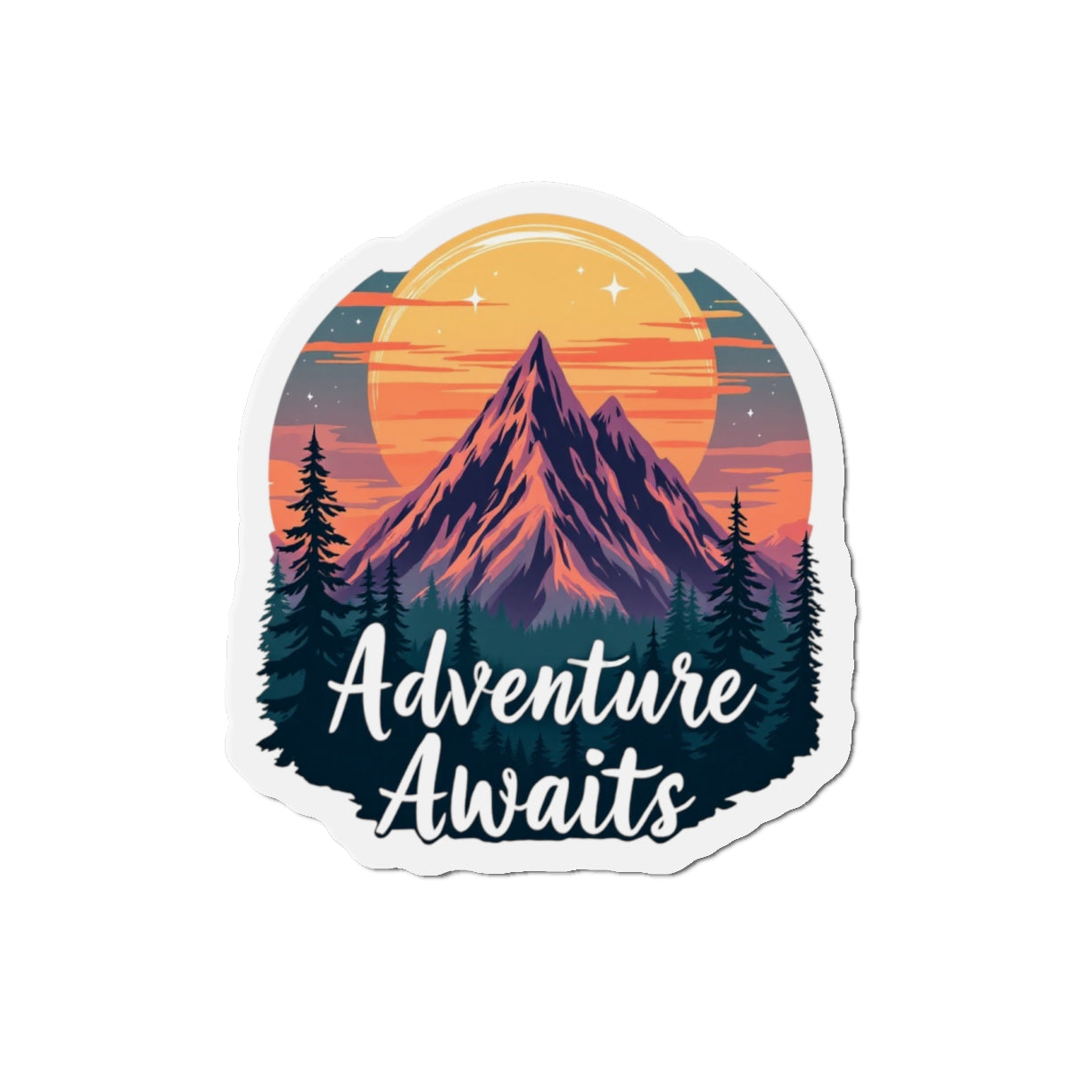 Wanderlust Calls Magnet | Die-Cut Decal | Hippsey Creations