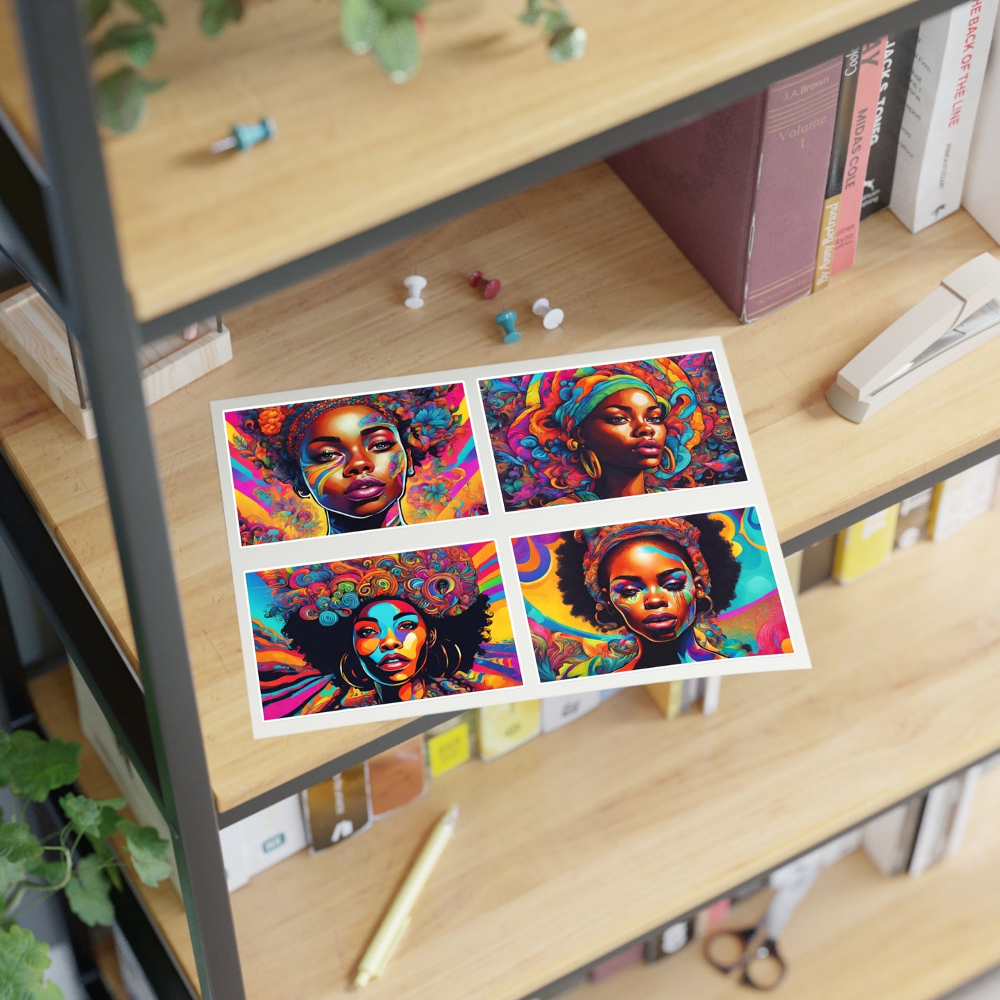 Vibrant Visions V1 Sticker Sheet | Decorative Decal | Hippsey Creations