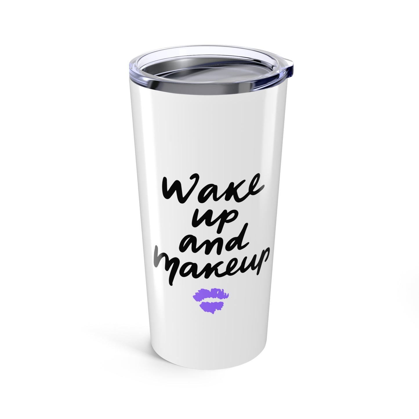 Plum Professional Wake Up and Make Up Tumbler | 20oz Stainless Steel | Hippsey Creations