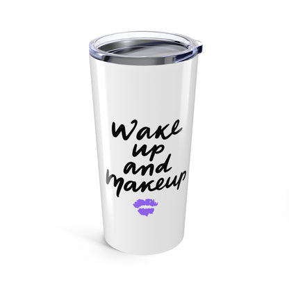 Plum Professional Wake Up and Make Up Tumbler | 20oz Stainless Steel | Hippsey Creations