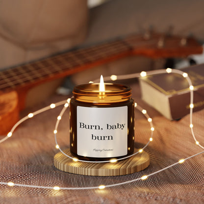 Fierce Attitude Soy Candle | 4oz & 9oz Amber Glass | Hippsey Creations