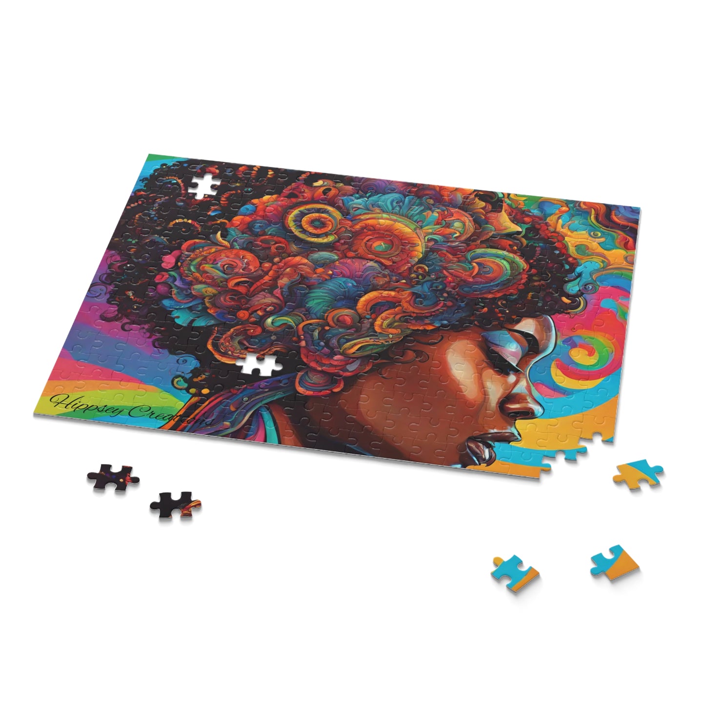 ColorBurst Chronicles Puzzle (120, 252, 500-Piece) - Hippsey Creations