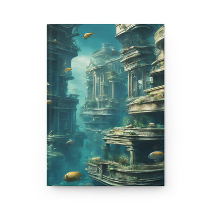 Sunken Splendor Journal – 5x8 Lined Pages, Underwater City Design