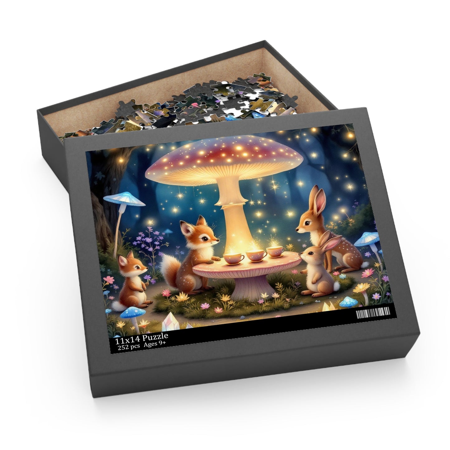 Enchanting Forest Creatures Puzzle | 120-500 Pieces | Hippsey Creations