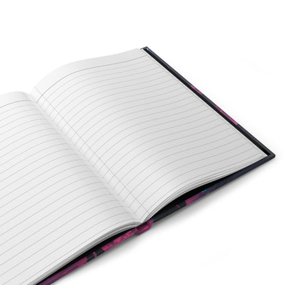 Neon Dreams Hardcover Journal | 5x8 150 Pages | Hippsey Creationsthwave-Inspired Design