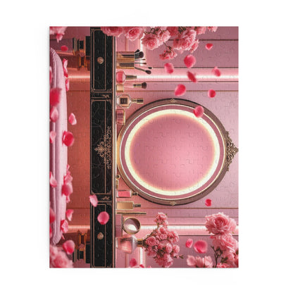 Elegant Floral Beauty Puzzle | 120-500 Pieces | Hippsey Creations