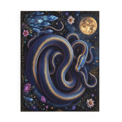 Serpentine Elegance Puzzle | 120-500 Pieces | Hippsey Creations