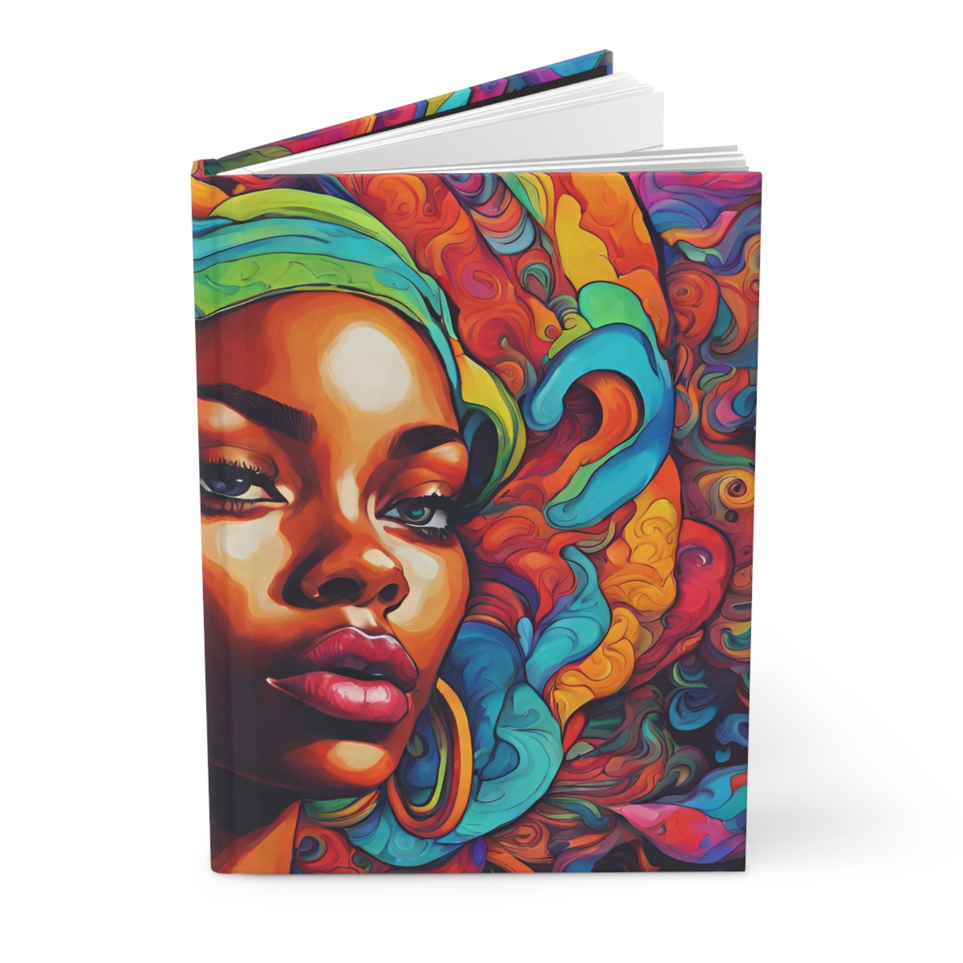 Abstract Harmony Hardcover Journal - Hippsey Creations