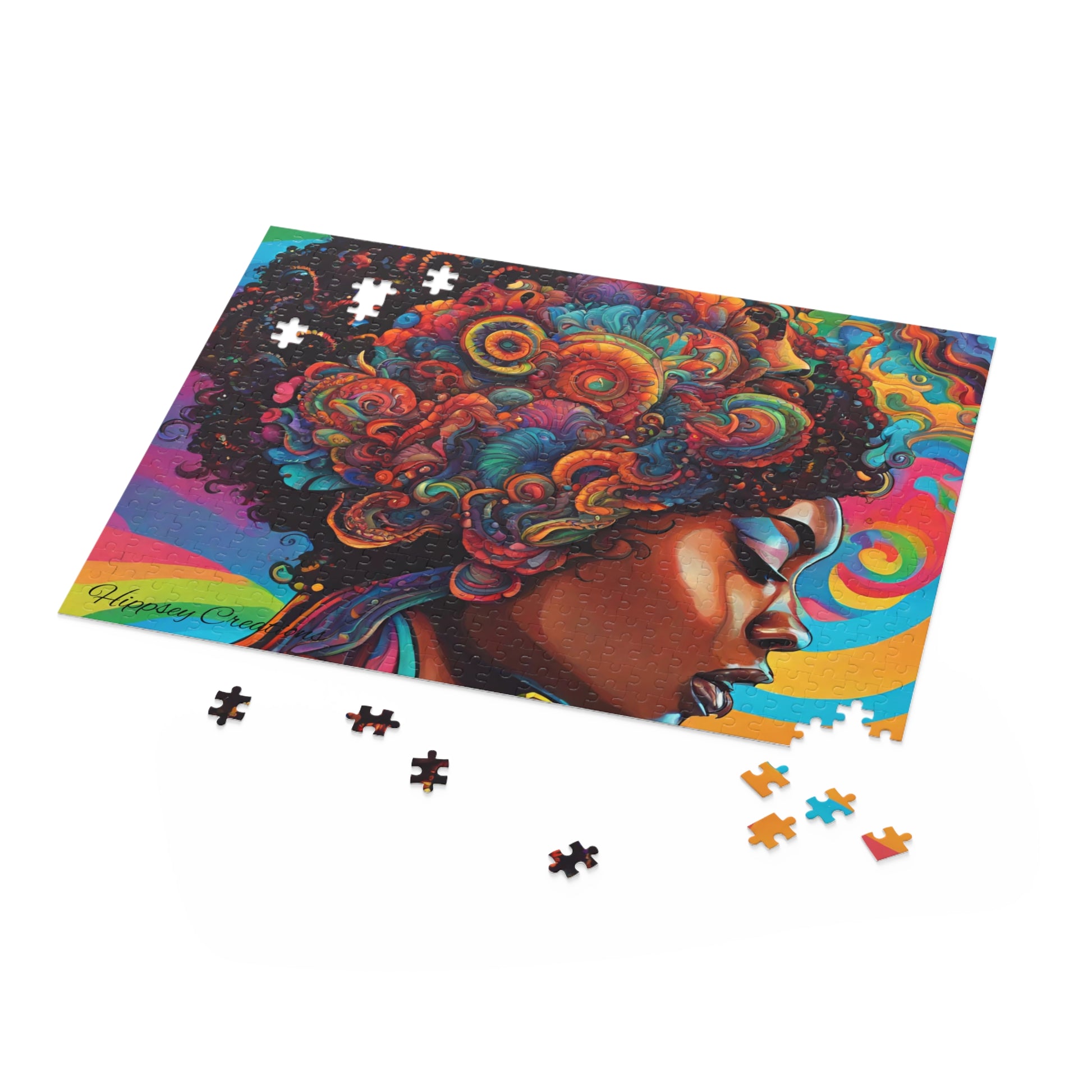 ColorBurst Chronicles Puzzle (120, 252, 500-Piece) - Hippsey Creations