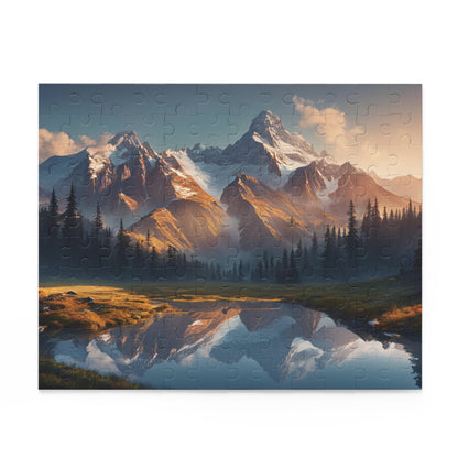 Majestic Mountain Puzzle | 120-500 Pieces | Hippsey Creations