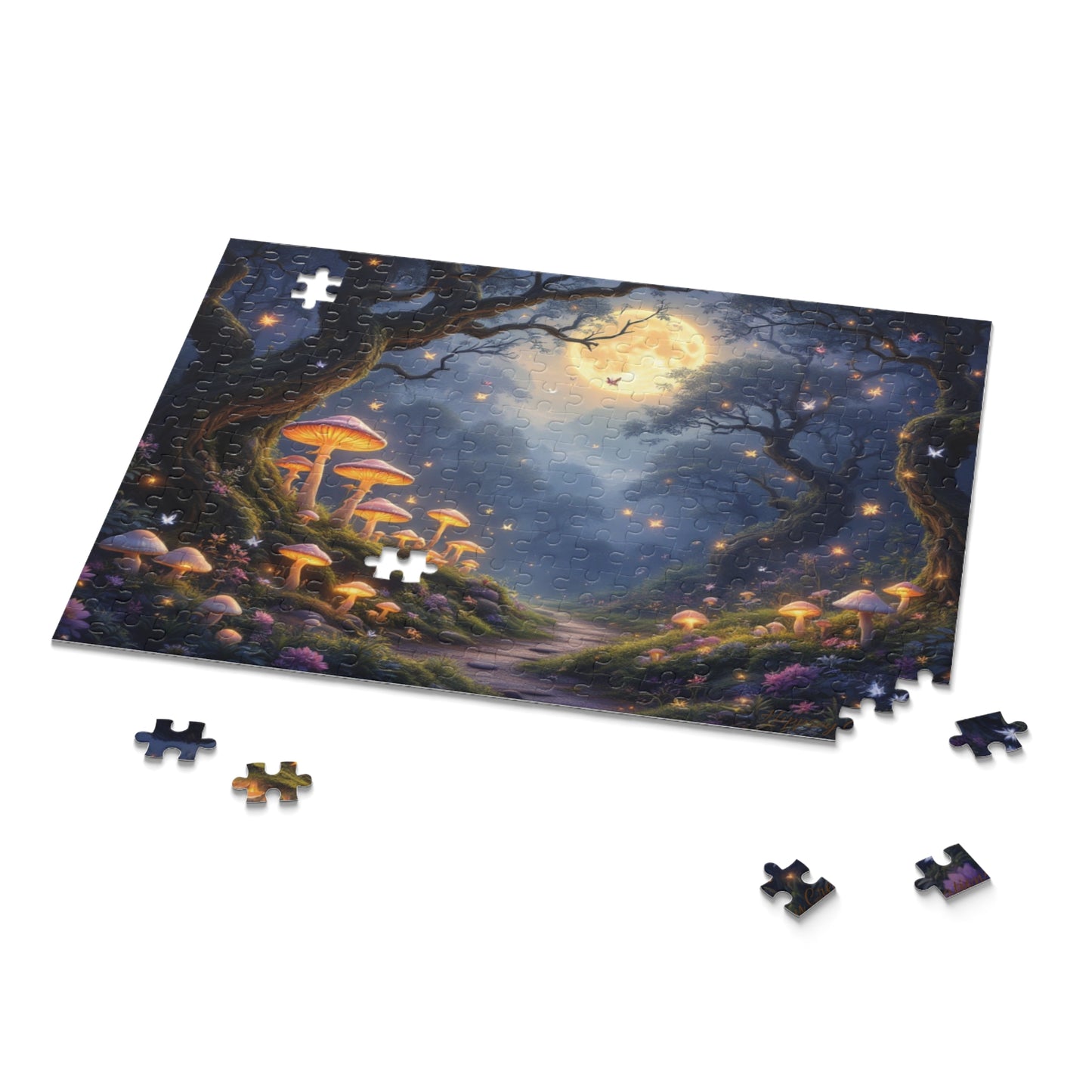 Enchanted Mushroom Puzzle | 120-500 Pieces | Hippsey Creations